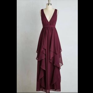 Burgundy Dress
